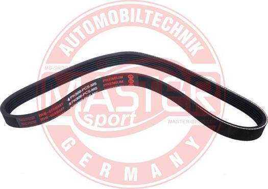 MASTER-SPORT GERMANY 6PK800-PCS-MS - Ķīļrievu siksna ps1.lv