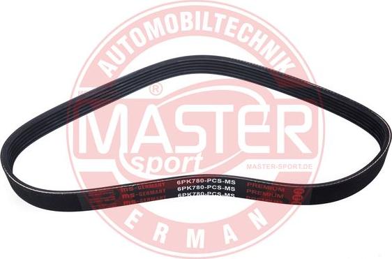 MASTER-SPORT GERMANY 6PK780-PCS-MS - Ķīļrievu siksna ps1.lv