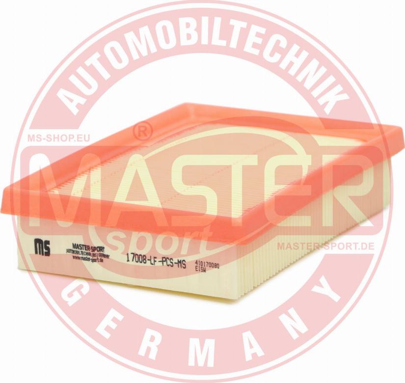 MASTER-SPORT GERMANY 17008-LF-PCS-MS - Gaisa filtrs ps1.lv