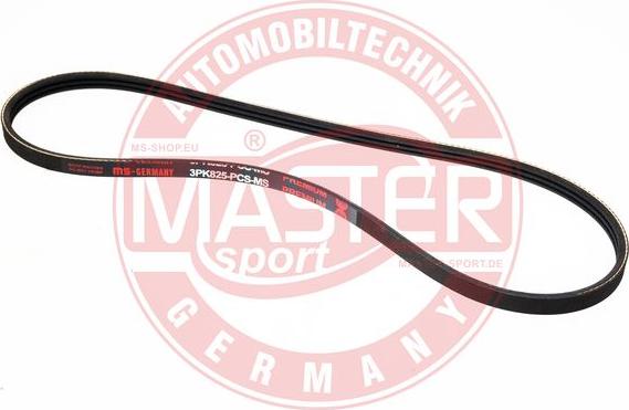 MASTER-SPORT GERMANY 3PK825-PCS-MS - Ķīļrievu siksna ps1.lv