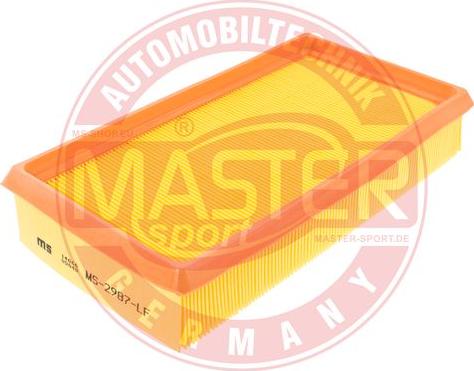 MASTER-SPORT GERMANY 2987-LF-PCS-MS - Gaisa filtrs ps1.lv