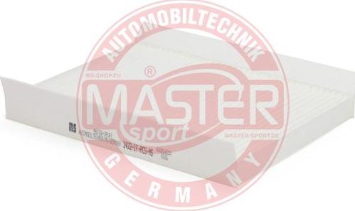 MASTER-SPORT GERMANY 2422-IF-PCS-MS - Filtrs, Salona telpas gaiss ps1.lv