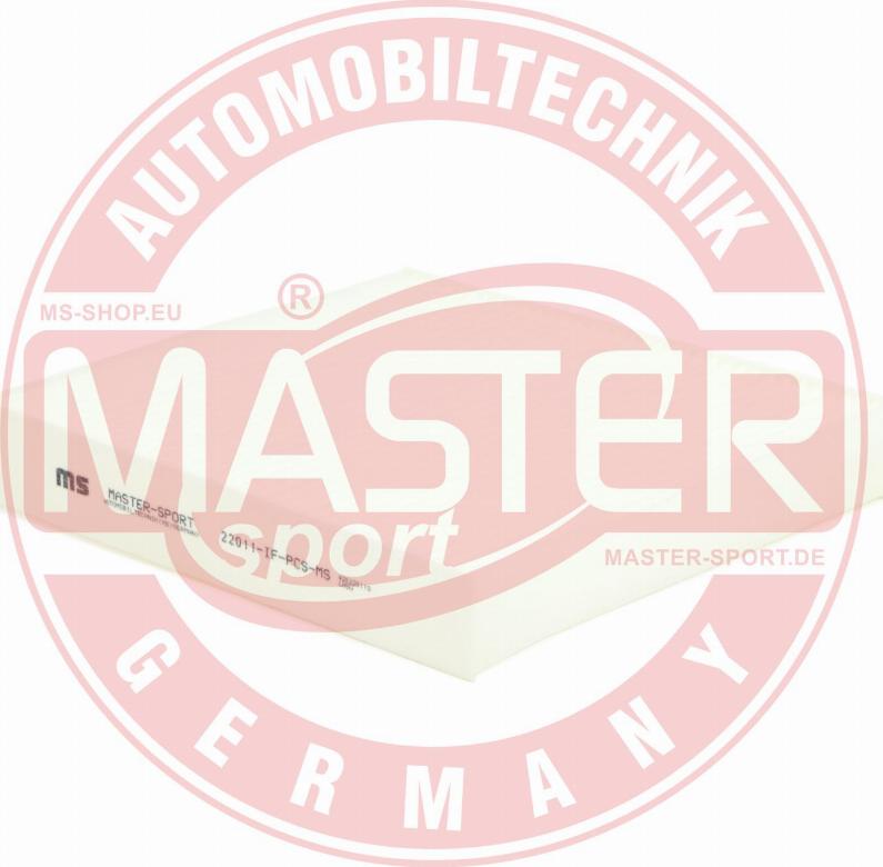 MASTER-SPORT GERMANY 22011-IF-PCS-MS - Filtrs, Salona telpas gaiss ps1.lv