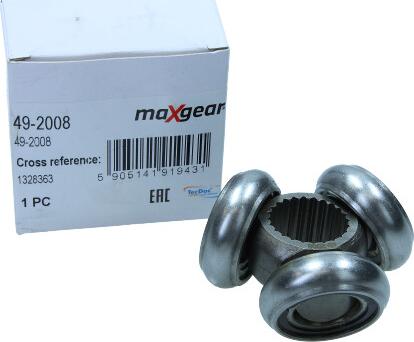 Maxgear 49-2008 - 'Tripod' šarnīrs, Piedziņas vārpsta ps1.lv