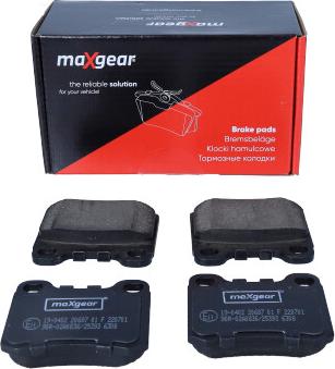 Maxgear 19-0402 - Bremžu uzliku kompl., Disku bremzes ps1.lv