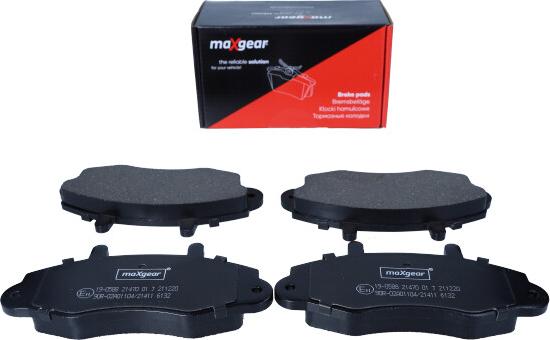 Maxgear 19-0588 - Bremžu uzliku kompl., Disku bremzes ps1.lv