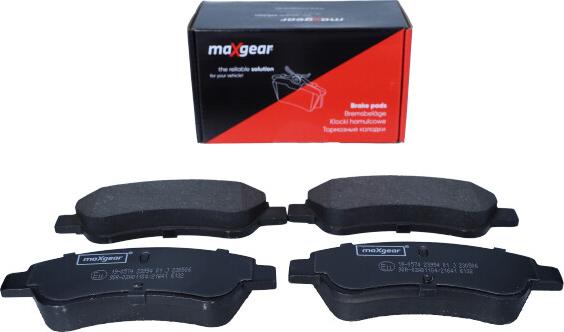 Maxgear 19-0574 - Bremžu uzliku kompl., Disku bremzes ps1.lv