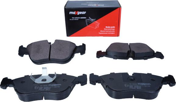 Maxgear 19-0656 - Bremžu uzliku kompl., Disku bremzes ps1.lv