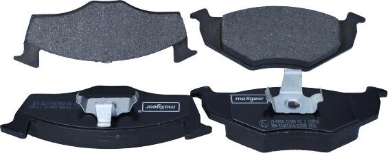 Maxgear 19-0608 - Bremžu uzliku kompl., Disku bremzes ps1.lv