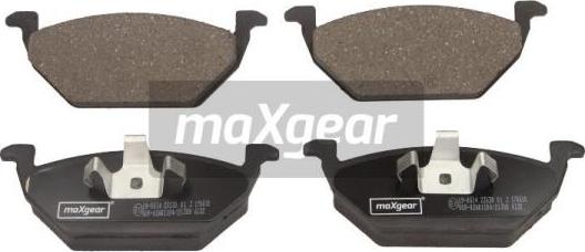 Maxgear 19-0614 - Bremžu uzliku kompl., Disku bremzes ps1.lv