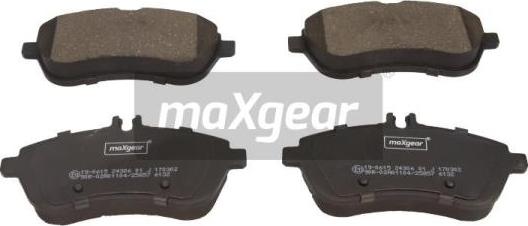 Maxgear 19-0615 - Bremžu uzliku kompl., Disku bremzes ps1.lv