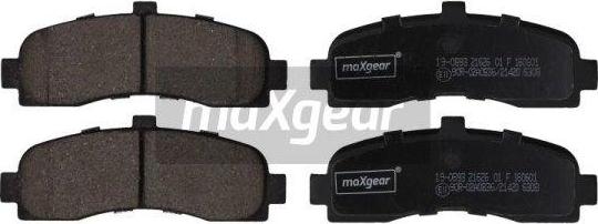 Maxgear 19-0893 - Bremžu uzliku kompl., Disku bremzes ps1.lv