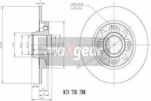 Maxgear 19-1969 - Bremžu diski ps1.lv