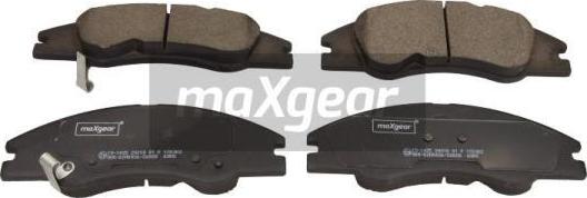 Maxgear 19-1435 - Bremžu uzliku kompl., Disku bremzes ps1.lv