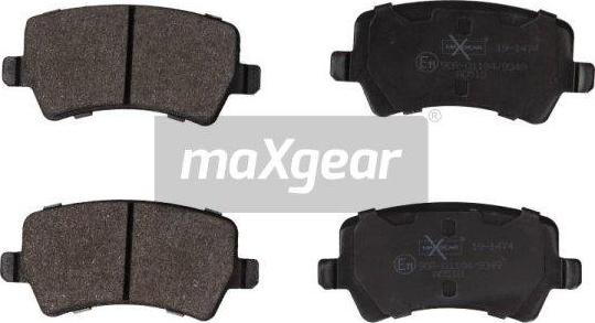 Maxgear 19-1474 - Bremžu uzliku kompl., Disku bremzes ps1.lv