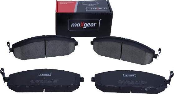 Maxgear 19-1504 - Bremžu uzliku kompl., Disku bremzes ps1.lv