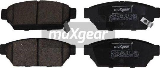 Maxgear 19-1146 - Bremžu uzliku kompl., Disku bremzes ps1.lv