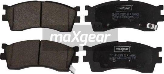 Maxgear 19-1140 - Bremžu uzliku kompl., Disku bremzes ps1.lv