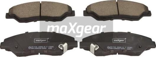 Maxgear 19-1141 - Bremžu uzliku kompl., Disku bremzes ps1.lv