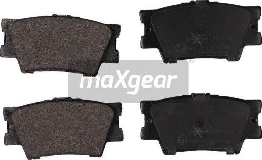 Maxgear 19-1161 - Bremžu uzliku kompl., Disku bremzes ps1.lv