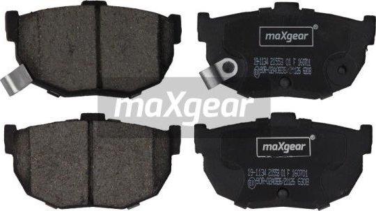 Maxgear 19-1134 - Bremžu uzliku kompl., Disku bremzes ps1.lv