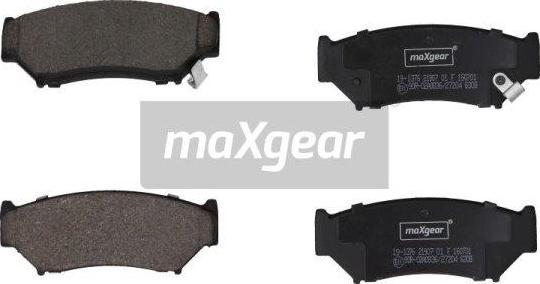 Maxgear 19-1376 - Bremžu uzliku kompl., Disku bremzes ps1.lv