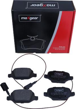 Maxgear 19-3660 - Bremžu uzliku kompl., Disku bremzes ps1.lv