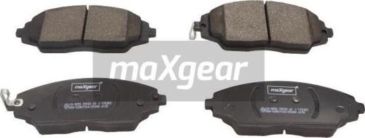 Maxgear 19-3053 - Bremžu uzliku kompl., Disku bremzes ps1.lv