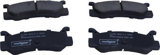 Maxgear 19-3066 - Bremžu uzliku kompl., Disku bremzes ps1.lv