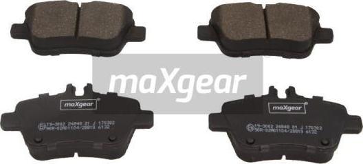 Maxgear 19-3002 - Bremžu uzliku kompl., Disku bremzes ps1.lv