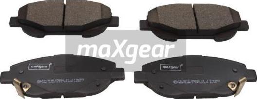 Maxgear 19-3010 - Bremžu uzliku kompl., Disku bremzes ps1.lv