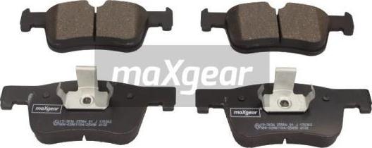 Maxgear 19-3036 - Bremžu uzliku kompl., Disku bremzes ps1.lv