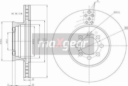 Maxgear 19-3148 - Bremžu uzliku kompl., Disku bremzes ps1.lv