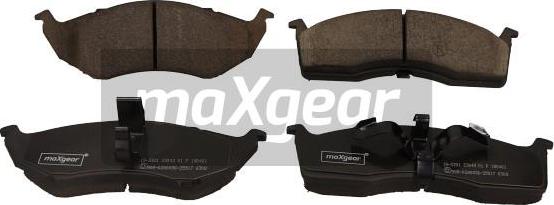 Maxgear 19-3391 - Bremžu uzliku kompl., Disku bremzes ps1.lv