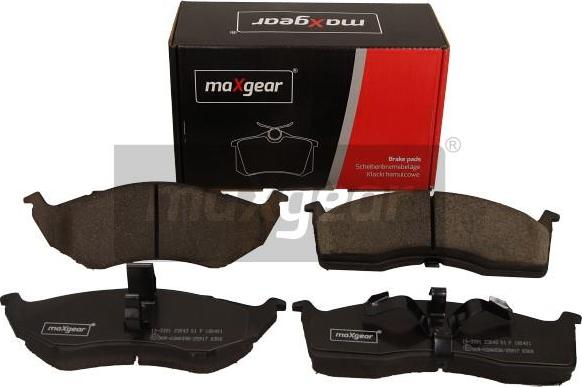 Maxgear 19-3391 - Bremžu uzliku kompl., Disku bremzes ps1.lv