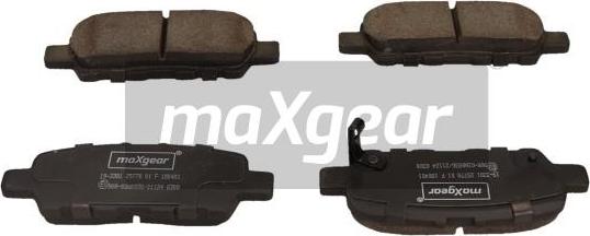 Maxgear 19-3381 - Bremžu uzliku kompl., Disku bremzes ps1.lv