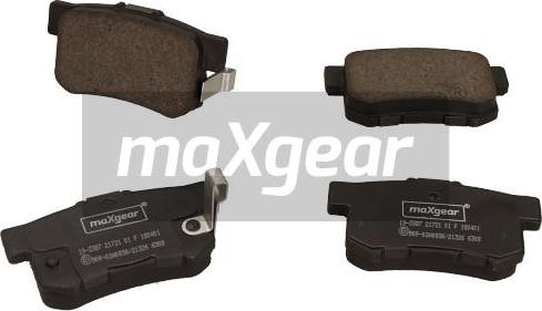 Maxgear 19-3387 - Bremžu uzliku kompl., Disku bremzes ps1.lv