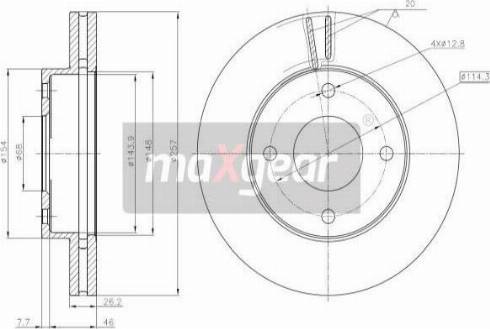 Maxgear 19-3217 - Bremžu diski ps1.lv