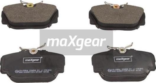 Maxgear 19-2954 - Bremžu uzliku kompl., Disku bremzes ps1.lv