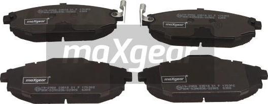 Maxgear 19-2958 - Bremžu uzliku kompl., Disku bremzes ps1.lv