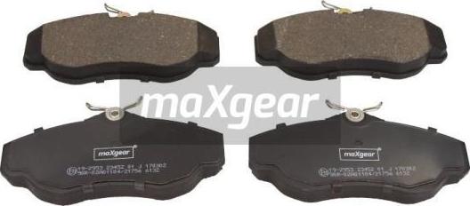 Maxgear 19-2953 - Bremžu uzliku kompl., Disku bremzes ps1.lv