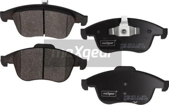 Maxgear 19-2906 - Bremžu uzliku kompl., Disku bremzes ps1.lv