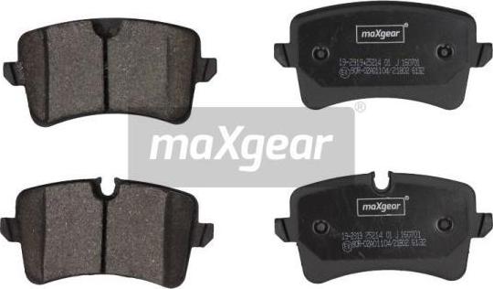 Maxgear 19-2919 - Bremžu uzliku kompl., Disku bremzes ps1.lv