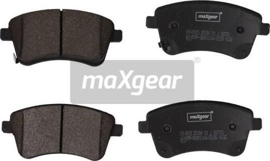 Maxgear 19-2915 - Bremžu uzliku kompl., Disku bremzes ps1.lv