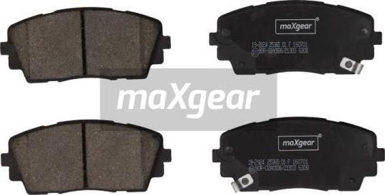 Maxgear 19-2924 - Bremžu uzliku kompl., Disku bremzes ps1.lv