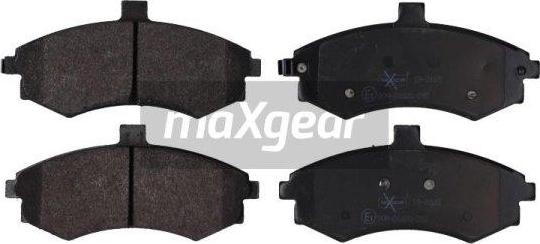 Maxgear 19-2165 - Bremžu uzliku kompl., Disku bremzes ps1.lv