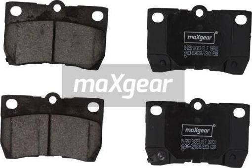 Maxgear 19-2893 - Bremžu uzliku kompl., Disku bremzes ps1.lv