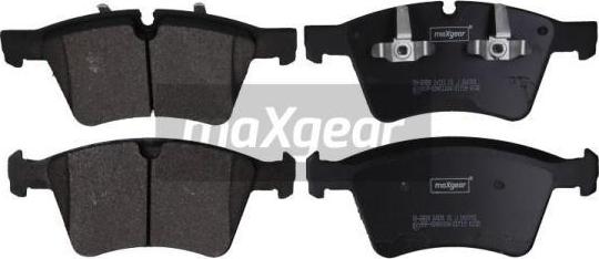 Maxgear 19-2889 - Bremžu uzliku kompl., Disku bremzes ps1.lv