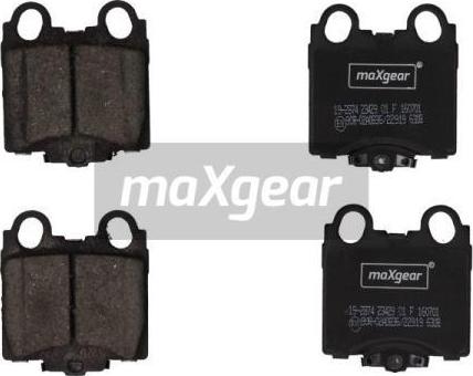 Maxgear 19-2874 - Bremžu uzliku kompl., Disku bremzes ps1.lv