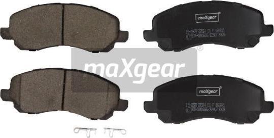 Maxgear 19-2878 - Bremžu uzliku kompl., Disku bremzes ps1.lv